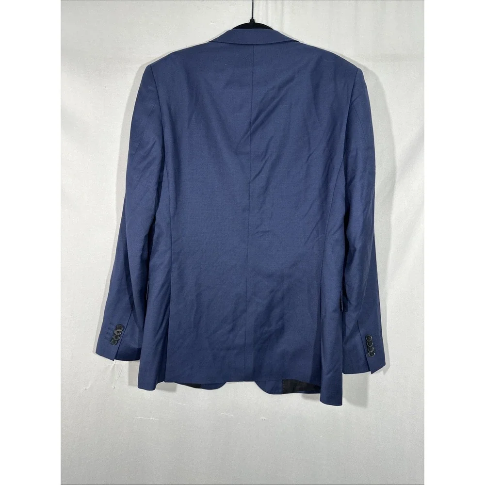 NEW Cavalli Class [ 48/42 ] Slim Fit Wool Suit‎ Jacket in Shinny Blue #U1903